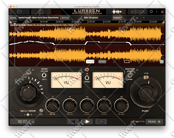 mastering tracks