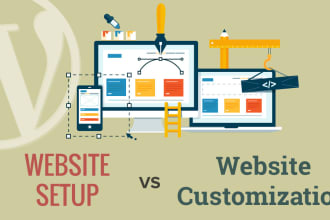 I will design or redesign wordpress website