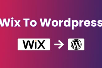 I will clone or convert your website from wix to wordpress