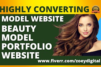 stunning model website fashion beauty model portfolio modeling agency website