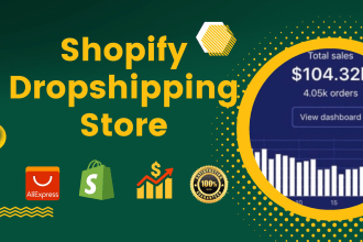 I will design profitable shopify dropshipping store or shopify website