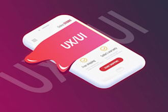 I will do creative UI UX for mobile apps using figma