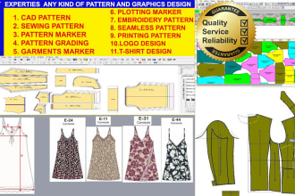 I will make sewing pattern for you