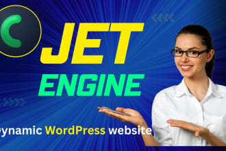 I will build a dynamic wordpress website using crocoblock and elementor pro