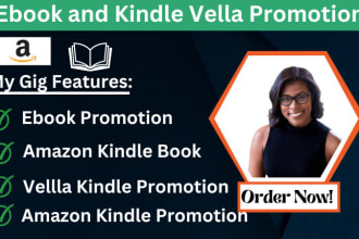 I will promote ebook, amazon kindle vella book promotion, ebook marketing