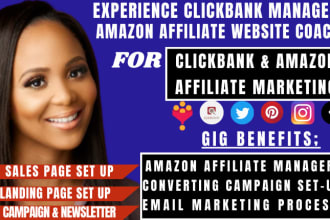 be Amazon and clickbank travel affiliate website manager to make passive income