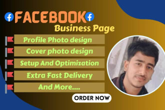 I will do facebook business page setup through online