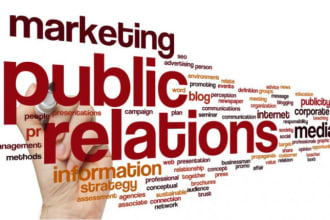 I will provide a public relations and media exposure consultation