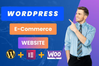 I will create an ecommerce website with wordpress elementor pro,crockblock, or divi