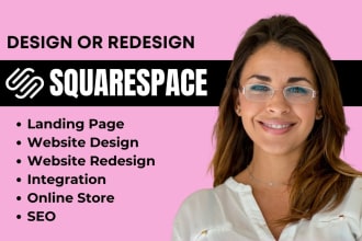 build squarespace website squarespace website design, squarespace redesign, SEO