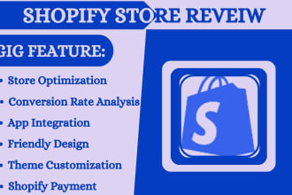 I will review audit analysis fixing management and give report of shopify store