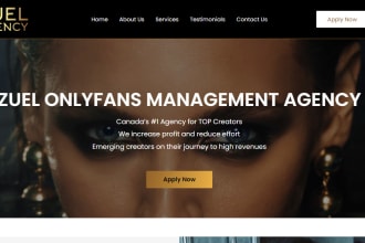 design onlyfans website onlyfans agency website onlyfan landing page funnel