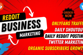 I will grow onlyfan businesses traffic, adult web link reddit promotion and twitter ads