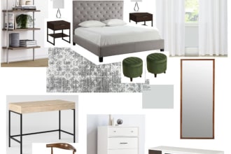 I will create attractive interior design mood board and floor plan