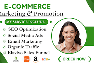 I will promote and advertise shopify, amazon, ebay, etsy store for quick sales