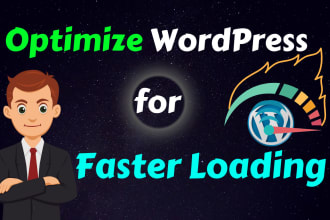 I will speed up wordpress and make your website page loading speed faster