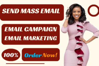 I will do bulk email blast, send bulk email, bulk email campaign for your business