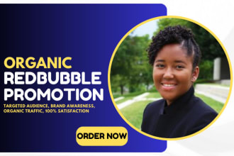 I will clickbank affiliate link promotion, redbubble, teespring, etsy, teepublic