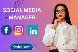 I will do social medial marketing, facebook, instagram, advertising