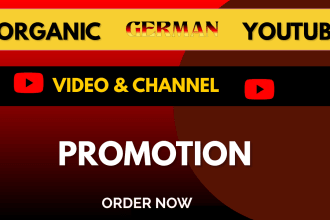 I will german youtube video promotion channel promotion to 900k audience