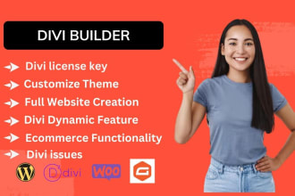 I will convert PSD, figma, divi theme website developer