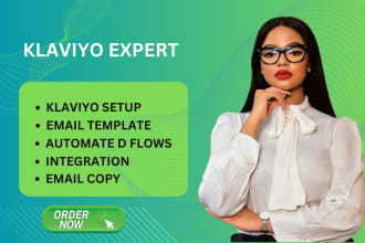 I will do klaviyo email marketing active campaign
