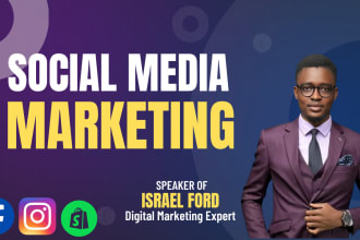 I will elevate your online presence through strategic social media marketing elevate your online presence through strategic social media marketing