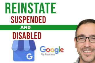 I will fix and do gmb reinstate for disabled, suspended google business profile