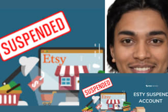 I will reopen suspended Etsy, Shopify Etsy store reinstatement