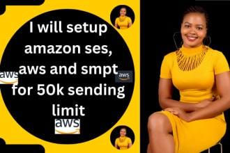 I will create amazon ses aws account and increase sending limit