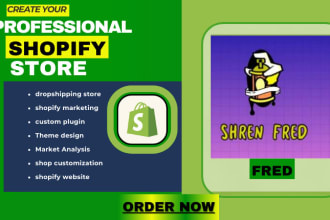 I will design shopify website redesign shopify store design shopify website redesign