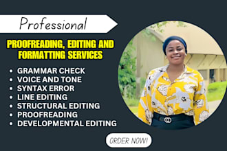 I will proofread developmental edit line edit rewrite fiction and non fiction book