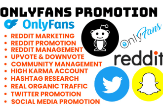 I will market onlyfans business adult web link promotion reddit twitter management