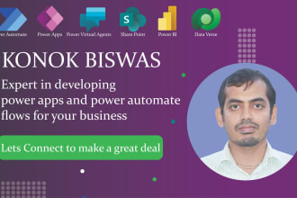 I will develop powerapps,power automate and sharepoint solution