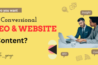 I will be your SEO website content write and copywriter