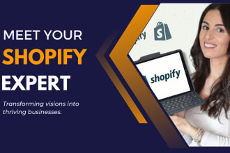 I will create a shopify dropshipping store for passive income, shopify website