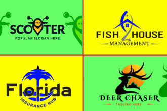 I will design or redesign a best creative website,real estate business logo creator