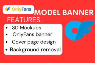 I will create amazing onlyfans banner for your model that will attract audience