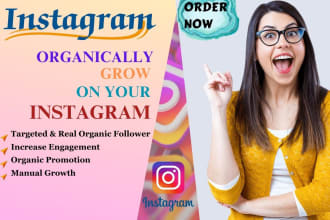 I will do Instagram promotion for fast organic Instagram growth
