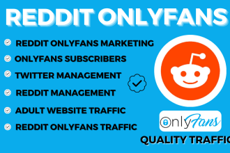 I will do onlyfans promotion adult web marketing via reddit marketing and twitter promo