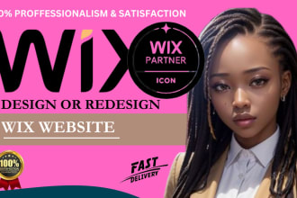I will do wix website design, wix website, redesign wix, revamp wix website, wix design