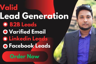 I will provide valid leads, email lookup and contact info