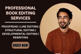 I will edit proofread rewrite novel fiction nonfiction ebook Christian book self help