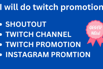 I will organically promote and bring live viewers to your twitch channel