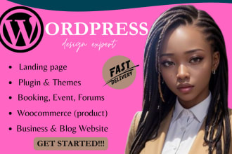 I will wordpress website website design on wordpress website design