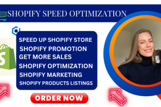 I will optimize your shopify store speed within 1 day for better conversion