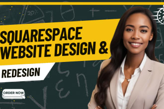 I will design squarespace website, redesign squarespace and website development