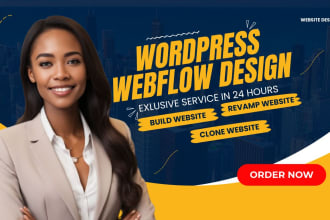I will clone, copy, duplicate website to webflow website wordpress webflow duplicate