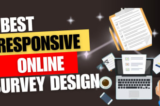I will i will create fast custom jotform google forms typeform surveys for insight data