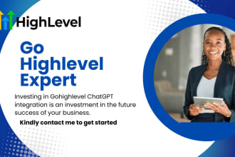 I will gohighlevel website integrated with gohighlevel chatgpt